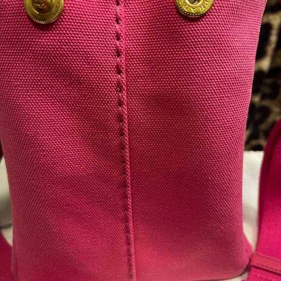 Prada Small Pink Canapa Bag With Dustbag And Card - Picture 14 of 16